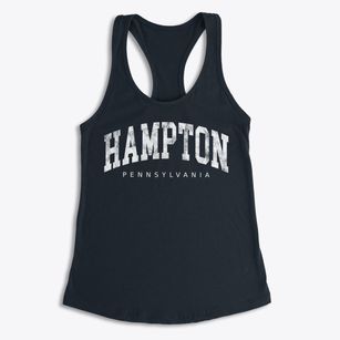 Hampton Pennsylvania Urban Vibe Women's Racerback Tank