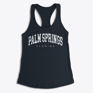 Palm Springs Florida Urban Vibe Women's Racerback Tank
