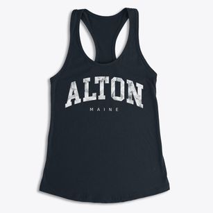 Alton Maine Urban Vibe Women's Racerback Tank