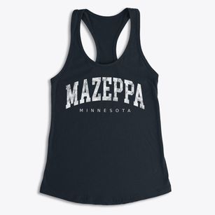 Mazeppa Minnesota Urban Vibe Women's Racerback Tank