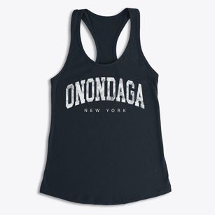 Onondaga New York Urban Vibe Women's Racerback Tank