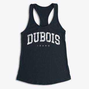 Dubois Idaho Urban Vibe Women's Racerback Tank