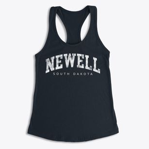 Newell South Dakota Urban Vibe Women's Racerback Tank