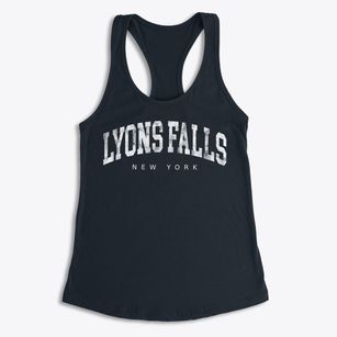 Lyons Falls New York Urban Vibe Women's Racerback Tank