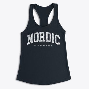 Nordic Wyoming Urban Vibe Women's Racerback Tank