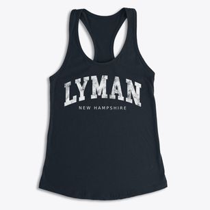 Lyman New Hampshire Urban Vibe Women's Racerback Tank