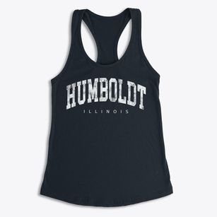 Humboldt Illinois Urban Vibe Women's Racerback Tank