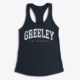 Greeley Colorado Urban Vibe Women's Racerback Tank