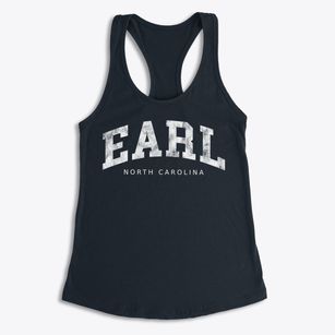 Earl North Carolina Urban Vibe Women's Racerback Tank