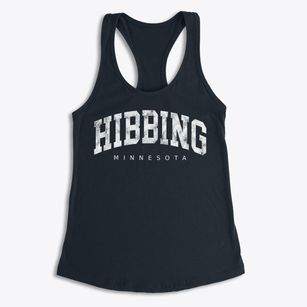 Hibbing Minnesota Urban Vibe Women's Racerback Tank