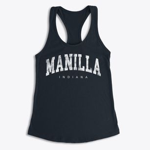 Manilla Indiana Urban Vibe Women's Racerback Tank