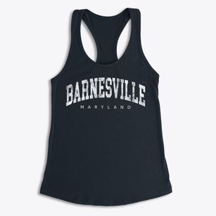 Barnesville Maryland Urban Vibe Women's Racerback Tank