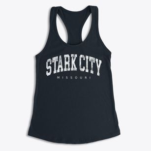 Stark City Missouri Urban Vibe Women's Racerback Tank
