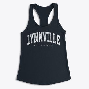 Lynnville Illinois Urban Vibe Women's Racerback Tank