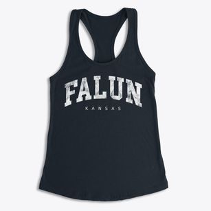 Falun Kansas Urban Vibe Women's Racerback Tank