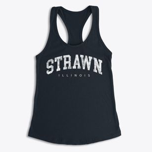 Strawn Illinois Urban Vibe Women's Racerback Tank