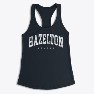 Hazelton Kansas Urban Vibe Women's Racerback Tank