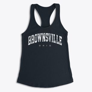 Brownsville Ohio Urban Vibe Women's Racerback Tank