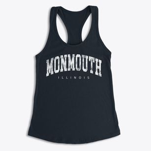 Monmouth Illinois Urban Vibe Women's Racerback Tank