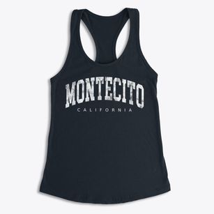 Montecito California Urban Vibe Women's Racerback Tank