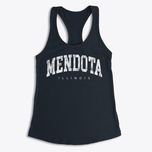 Mendota Illinois Urban Vibe Women's Racerback Tank