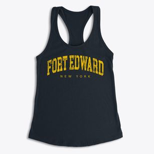 Fort Edward New York Urban Vibe Women's Racerback Tank