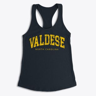 Valdese North Carolina Urban Vibe Women's Racerback Tank