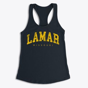 Lamar Missouri Urban Vibe Women's Racerback Tank