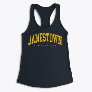 Jamestown North Carolina Urban Vibe Women's Racerback Tank