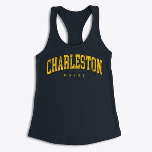 Charleston Maine Urban Vibe Women's Racerback Tank