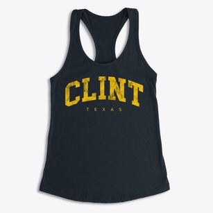 Clint Texas Urban Vibe Women's Racerback Tank