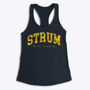 Strum Wisconsin Urban Vibe Women's Racerback Tank
