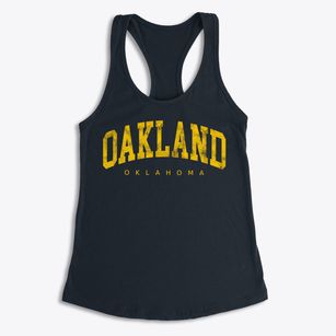 Oakland Oklahoma Urban Vibe Women's Racerback Tank