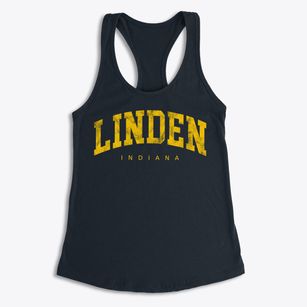 Linden Indiana Urban Vibe Women's Racerback Tank