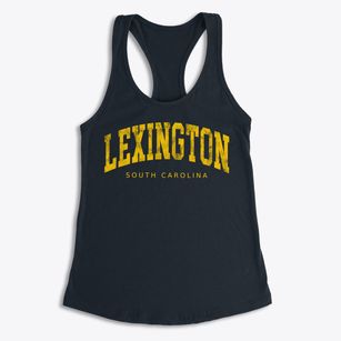 Lexington South Carolina Urban Vibe Women's Racerback Tank