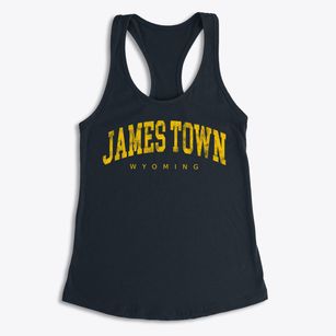 James Town Wyoming Urban Vibe Women's Racerback Tank