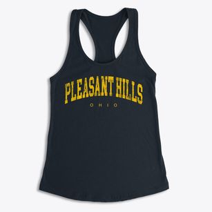 Pleasant Hills Ohio Urban Vibe Women's Racerback Tank