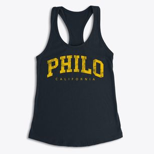 Philo California Urban Vibe Women's Racerback Tank