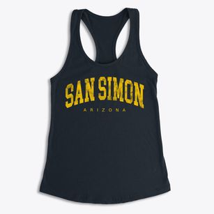 San Simon Arizona Urban Vibe Women's Racerback Tank