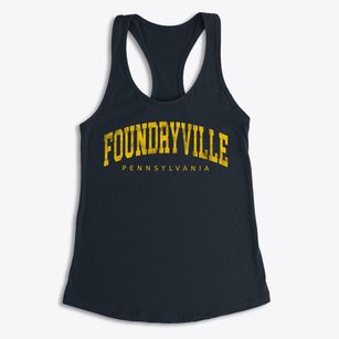 Foundryville Pennsylvania Urban Vibe Women's Racerback Tank
