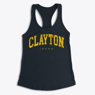 Clayton Idaho Urban Vibe Women's Racerback Tank