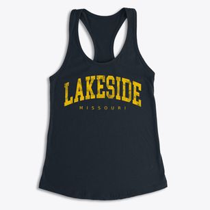Lakeside Missouri Urban Vibe Women's Racerback Tank