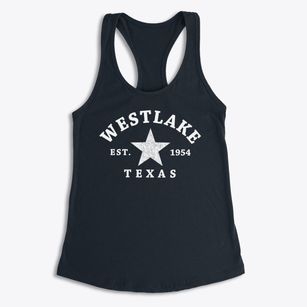 Westlake Texas Star Women's Racerback Tank