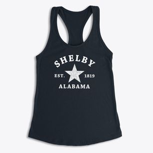 Shelby Alabama Star Women's Racerback Tank