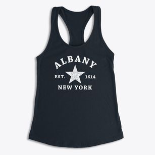 Albany New York Star Women's Racerback Tank