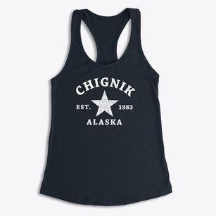 Chignik Alaska Star Women's Racerback Tank