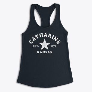 Catharine Kansas Star Women's Racerback Tank