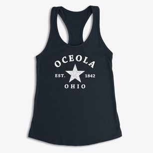 Oceola Ohio Star Women's Racerback Tank