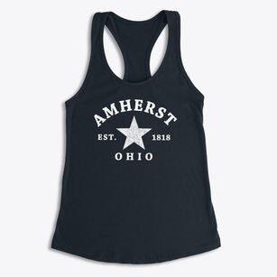 Amherst Ohio Star Women's Racerback Tank
