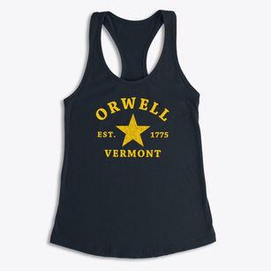 Orwell Vermont Star Women's Racerback Tank